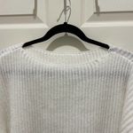 Boutique  White Knit Oversize Tunic Sweater Photo 2