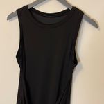 Lillusory Women's Tie Knot Dress Tank‎ Sleeveless Midi Party Flowy Black Medium Photo 2