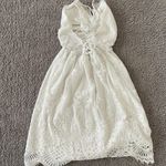 Lady black tie white grad dress  Photo 5