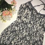 Trixxi NWT Three Pink Hearts  Small Black and White Spaghetti Strap Mini Dress Photo 1