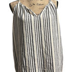 Old Navy black, white & yellow striped camisole tank Photo 0