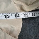 Aritzia Wilfred Opera Dress Womens M Tan Cream Taffeta Tie Bow Babydoll Romantic Size M Photo 8