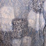 Rebecca Malone  blue color block jacket with pink paisley-like embroidered detail Photo 10