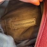 Rebecca Minkoff Mini Julian Pebbled Leather Backpack Burgundy EUC Photo 10