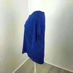 American Eagle  Blue Striped Jegging Top Size S Photo 1