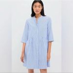 Tuckernuck New  Blue Stripe Royal Shirt Dress Size XL Photo 3
