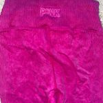 hot pink VS PINK tie waist workout leggings Photo 1