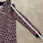 Sandy Liang Target Collab Black Pink Floral Sweatshirt Hoodie Women XS Photo 6