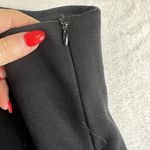 Chico's  0 US S 4 Lindy Black Side Zip Ponte Pants Seam Detail Straight Leg Dress Photo 5