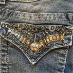 Miss Me Bootcut Jeans JP4656B9 Bling Pocket Distressed Embellished, Sz 28 Photo 12