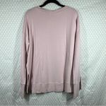 Athleta  Light Pink Coaster Luxe V Neck Sweatshirt Photo 5