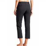 Athleta  Palisade Ankle Cropped Nylon Pant in Black Athleisure Travel Size 14 Photo 5