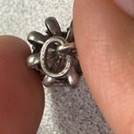 Rare Vintage 925 Sterling Silver Royal Princess Crown Charm Pendant Photo 2