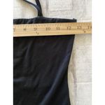 ASOS  Black Soft Touch Stretch Strappy Fitted Minimal Layering Unitard Jumpsuit 6 Photo 4