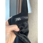 ZARA Black Mini-Skirt with Suspenders size small Photo 5