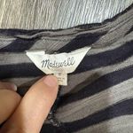 Madewell  Small Grey Striped Long Sleeve Tee Photo 2