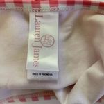 Lauren James Pink White Gingham Check Bikini Swim Bottom XS Excellent Photo 4