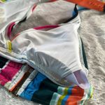 Anne cole Women's Multi Color Colorblocked Stripe Tie Halter Swimsuit Top XS Photo 7