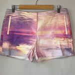 Naf Naf Sunset Side Zip Shorts Purple Size 8 Photo 2