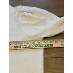 EXPRESS Sweater Puffed Sleeve White Cream Size Medium Preppy Career Classic City Photo 5