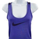 Nike  Pro Cool Dri-Fit Swoosh Logo Racerback Athletic Workout Tank Top Purple XS Photo 1
