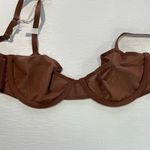 Aerie New SMOOTHEZ Mesh Unlined Underwire Balconette Bra Brown Size 34B Photo 8