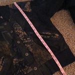 G 3 vintage floral leather bomber jacket size medium # 238 Purple Photo 12