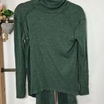 We The Free  Long Sleeve Turtleneck Green Henley Open Back Size Small Photo 1