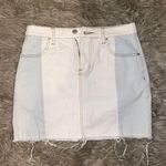 PacSun Two Tone Denim Skirt Photo 0