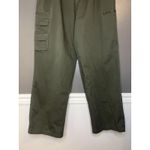 Paige  Pants Women's Large Green Cargo Trouser Utility Pockets Wide Leg Waist 32" Photo 2
