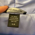 Jones New York  Navy Blue Satin Robe Photo 3