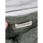 Ulla Johnson Otto Peat Green Tie Waist Stretch Cotton Tapered Jeans NWT Photo 4