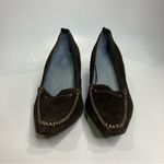 Indigo by Clarks brown suede pointed toe heels dancing shoes size 9 Photo 1