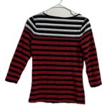 The Limited The‎  Red and Blue Fitted T-shirt Photo 1