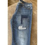 CAbi  Women's Slim Boyfriend Patchwork Jeans Size 14 Photo 6