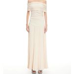 LIONESS  Field Of Dreams Dress in Oatmeal Medium New Womens Maxi Gown Photo 13