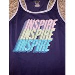 Tek Gear Women's Tank Top Purple "Inspire Inspire Inspire" Size 20 plus Photo 1