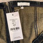 Charcoal Clothing Denim Corset Top Photo 2