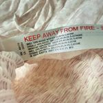 Free People Bardot Bodysuit Ivory Combo Romantic Ditsy Frilly Smoked Coquette M Photo 5