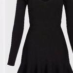 EXPRESS NWT Body Contouring Black Sweetheart Neck Ruffle Fit & Flare Dress XL Photo 1