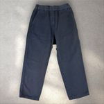Nili Lotan Luna Pants Drop Crotch Elastic Waist Casablanca Trousers Sz XS Blue Photo 3