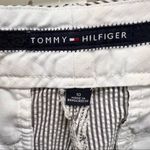 Tommy Hilfiger women's 10 navy pin stripe capri capris seer sucker Photo 5