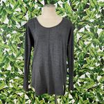 Athleta Studio Scoop Neck Sweatshirt gray Photo 1