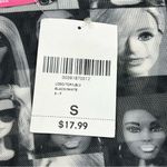 Forever 21 Barbie Mesh Top Long Sleeve Shirt SZ Small Black White Grey Gray NEW Photo 2
