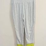 By Egreis Colorblock Neon Joggers High Rise Soft Knit Gray Size Medium Cotton Photo 0