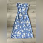 Omnes Woolf Short Sleeve Floral Slip Dress Blue 10 NWT Photo 6