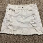 American Eagle White denim skirt Photo 0