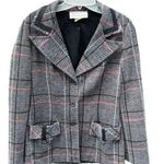 Jantzen Vintage plaid size 12 1970’s blazer. Photo 0