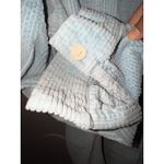 LL Bean Shirt Womens Sz L Blue Corduroy Shacket Jacket Top Size L Photo 5