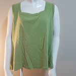 CJ Banks Green Everyday Fit Tank Top (1X) Photo 1